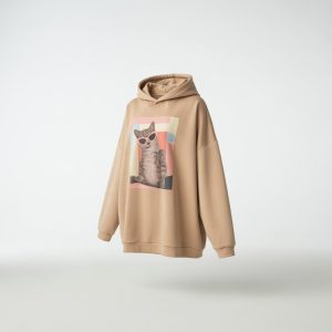 Oversized Women Hoodie Essential Fit – Beige